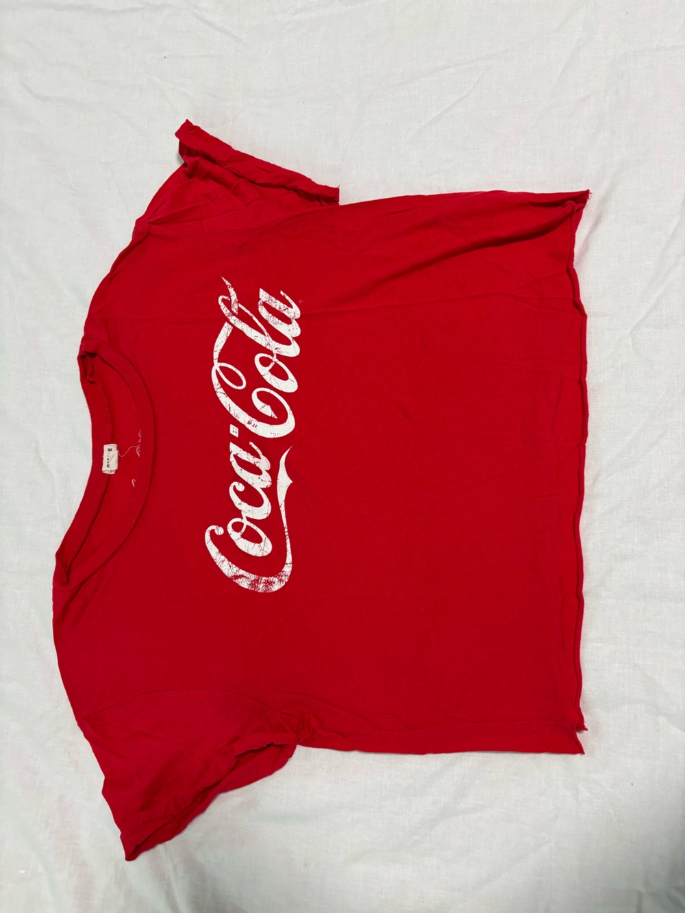 Coca-Cola Red Logo Cropped Tee